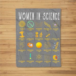 Women In Science Fleece Blanket