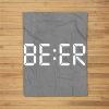 Womens Beer O’Clock Minimal Digital Clock Style It’S Beer Time Fleece Blanket