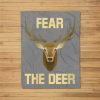 Womens Classic Fear Milwaukee Basketball Retro Fan Fleece Blanket