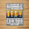 Womens I’M Not An Alcoholic But My Friends Are So When They Drink Fleece Blanket