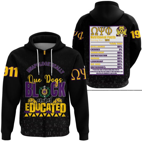 Wonder Print Shop Clothing – Omega Psi Phi Oodie Blanket Hoodie