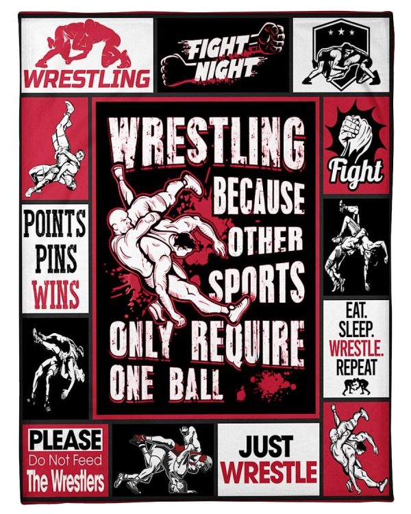 Wrestling Because Sports Require Blanket