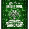 Yes I Am An Irish Girl Blanket