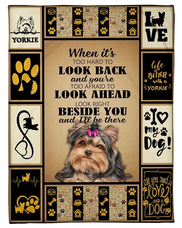 Yorkie Will Be There Blanket