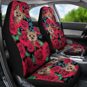 Yorkshire Car Seat Covers Custom Flowers Car Interior Accessories