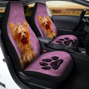 Yorkshire Terrier Car Seat Covers Custom Car Accessories For Dog Lovers