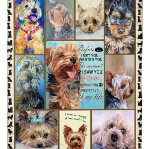 Yorkshire Terrier I Meet You Girl Blanket