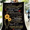 You Are My Sunshine  Gift For Granddaughter Blanket