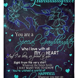 You Are Special Granddaughter Perfect Gift From Grandma To Granddaughter Blanket