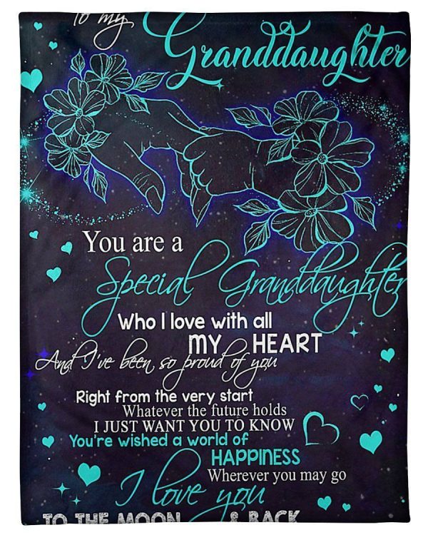 You Are Special Granddaughter Perfect Gift From Grandma To Granddaughter Blanket