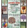 You Are The World Lovely Message From Son Gifts For Mom Blanket