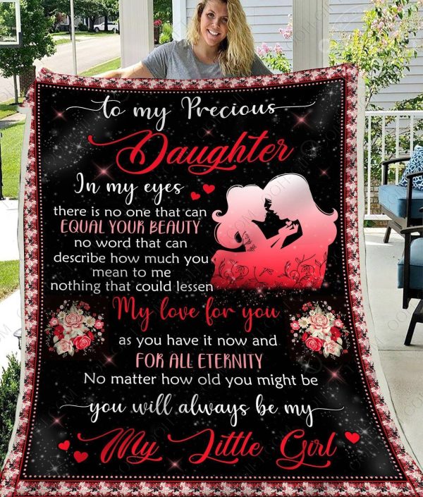 You Will Always Be My Little Girl Gift For Daughter Blanket