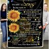 You Will Always Be My Little Girl Mom And Dad Gift For Son Blanket