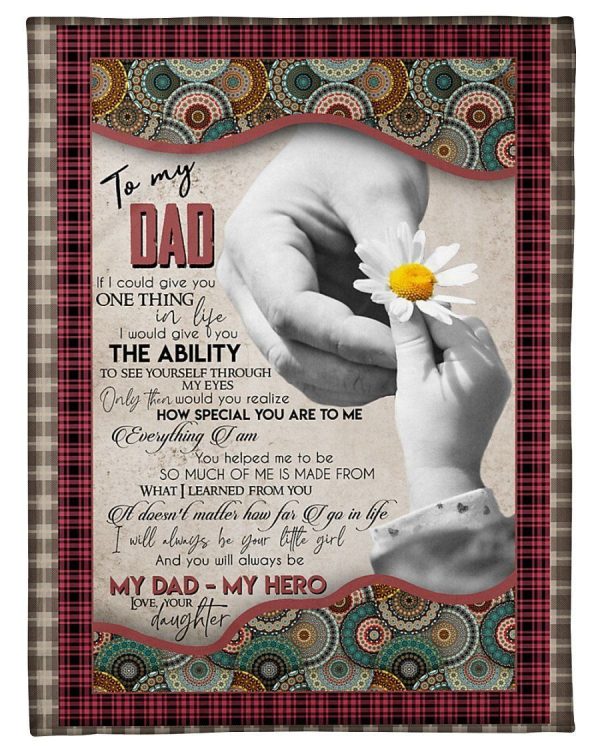 You Will Always My Hero Gift For Dad Blanket