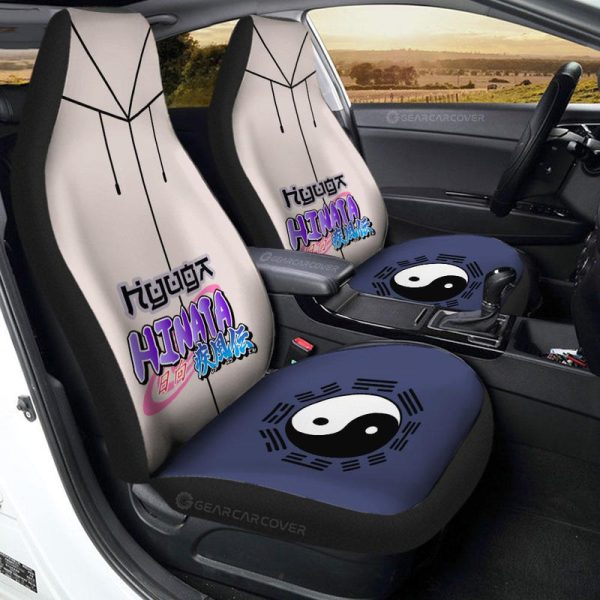 Young Hinata Uniform Car Seat Covers Custom Anime Car Interior Accessories