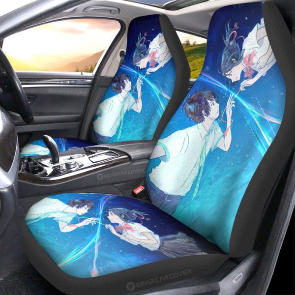 Your Name Car Seat Covers Custom Anime Car Accessories