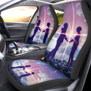 Your Name Car Seat Covers Custom Anime Car Accessories