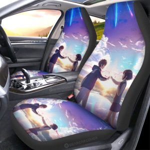 Your Name Car Seat Covers Custom Anime Car Accessories