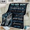 You’re My Little Boy Forever  Gift For Son Blanket