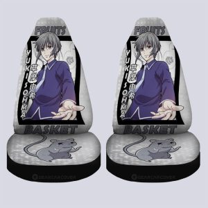 Yuki Sohma Car Seat Covers Custom Fruits Basket Anime Car Accessories