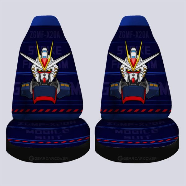 ZGMF-X20A Strike Freedom Gundam Car Seat Covers Custom Gundam Anime Car Accessories