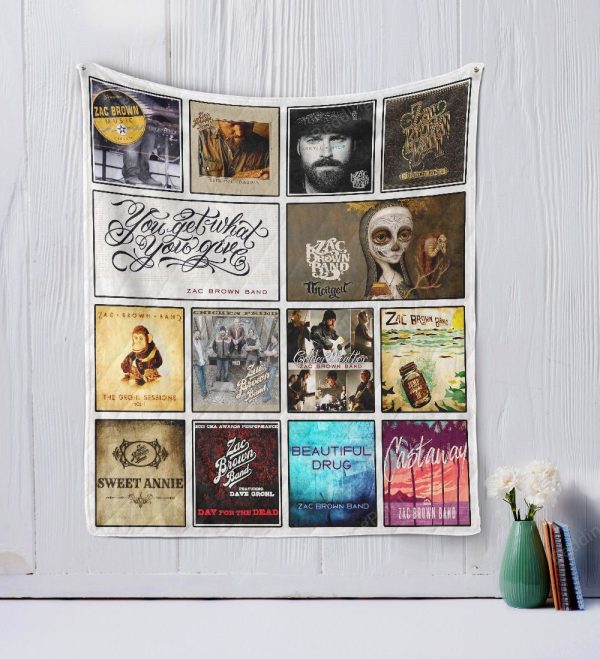 Zac Brown Band Quilt Blanket