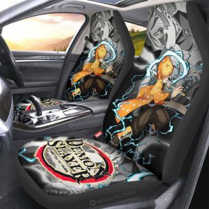 Zenitsu Agatsuma Car Seat Covers Custom Car Accessories