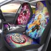 Zenitsu And Nezuko Car Seat Covers Custom Characters Car Accessories