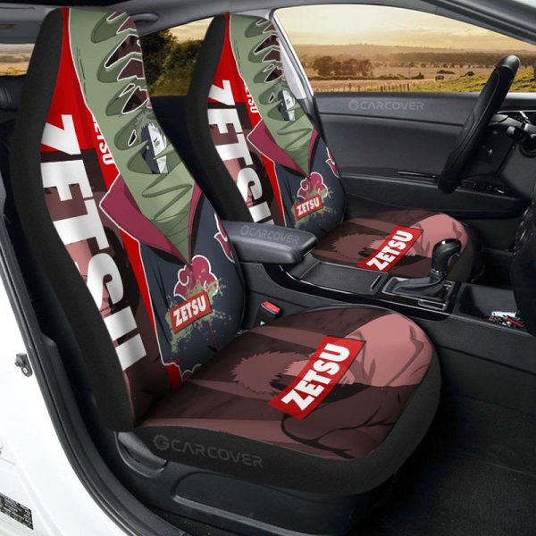 Zetsu Akatsuki Car Seat Covers Custom Anime Car Accessories